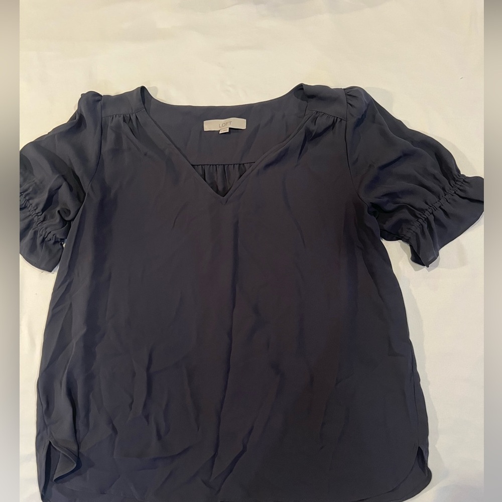LOFT Black Blouse